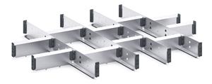 15 Compartment Steel Divider Kit External 800W x 650Dx 75H Bott Cubio Metal Drawer Divider Kits 39/43020659 Cubio Divider Kit ETS 8675 7 15 Comp.jpg